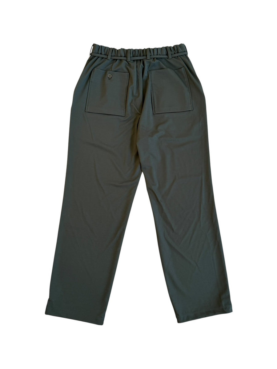 CURLY&Co.  Twill-Knit Straight Pants