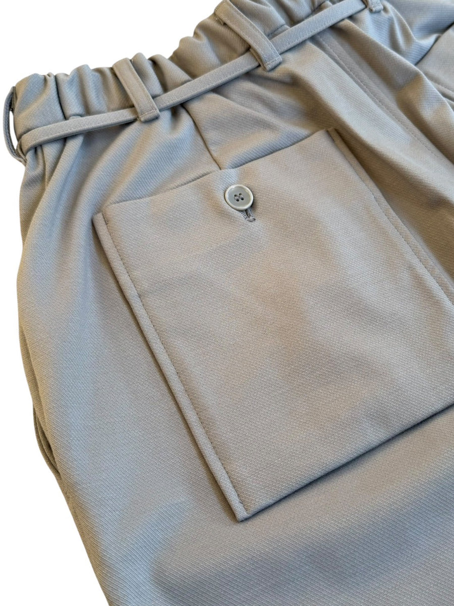 CURLY&Co.  Twill-Knit Straight Pants