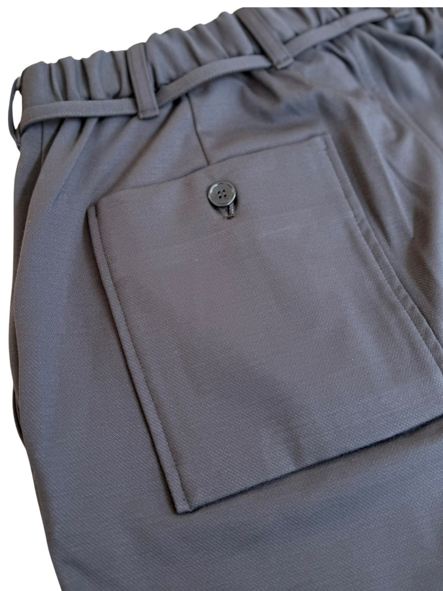 CURLY&Co.  Twill-Knit Straight Pants
