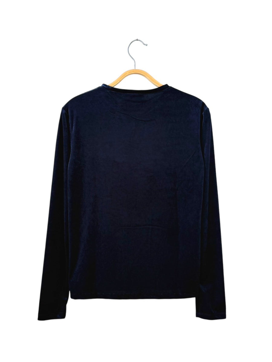 THE SHINZONE　VELOUR LONG SLEEVE TEE