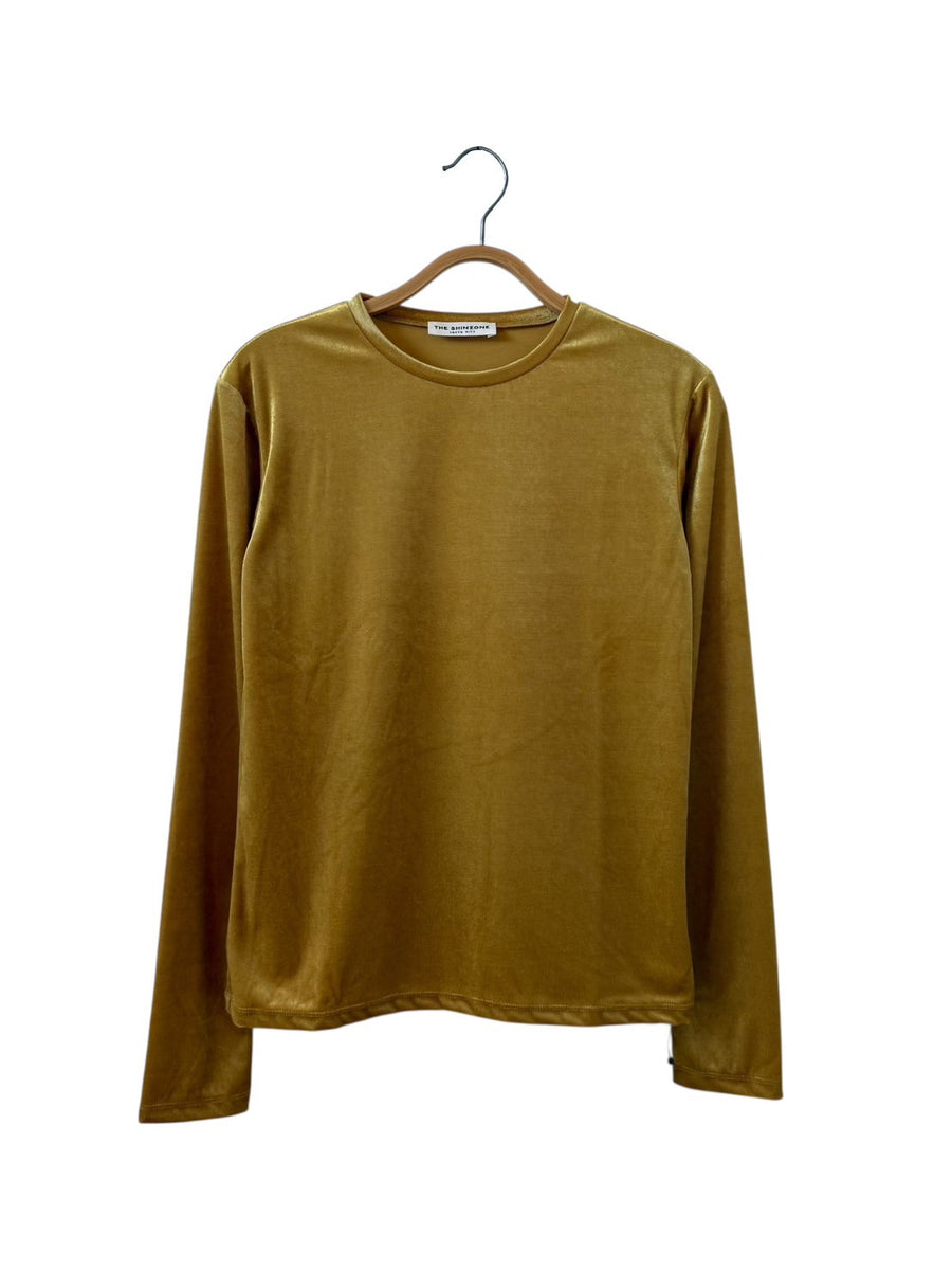 THE SHINZONE　VELOUR LONG SLEEVE TEE