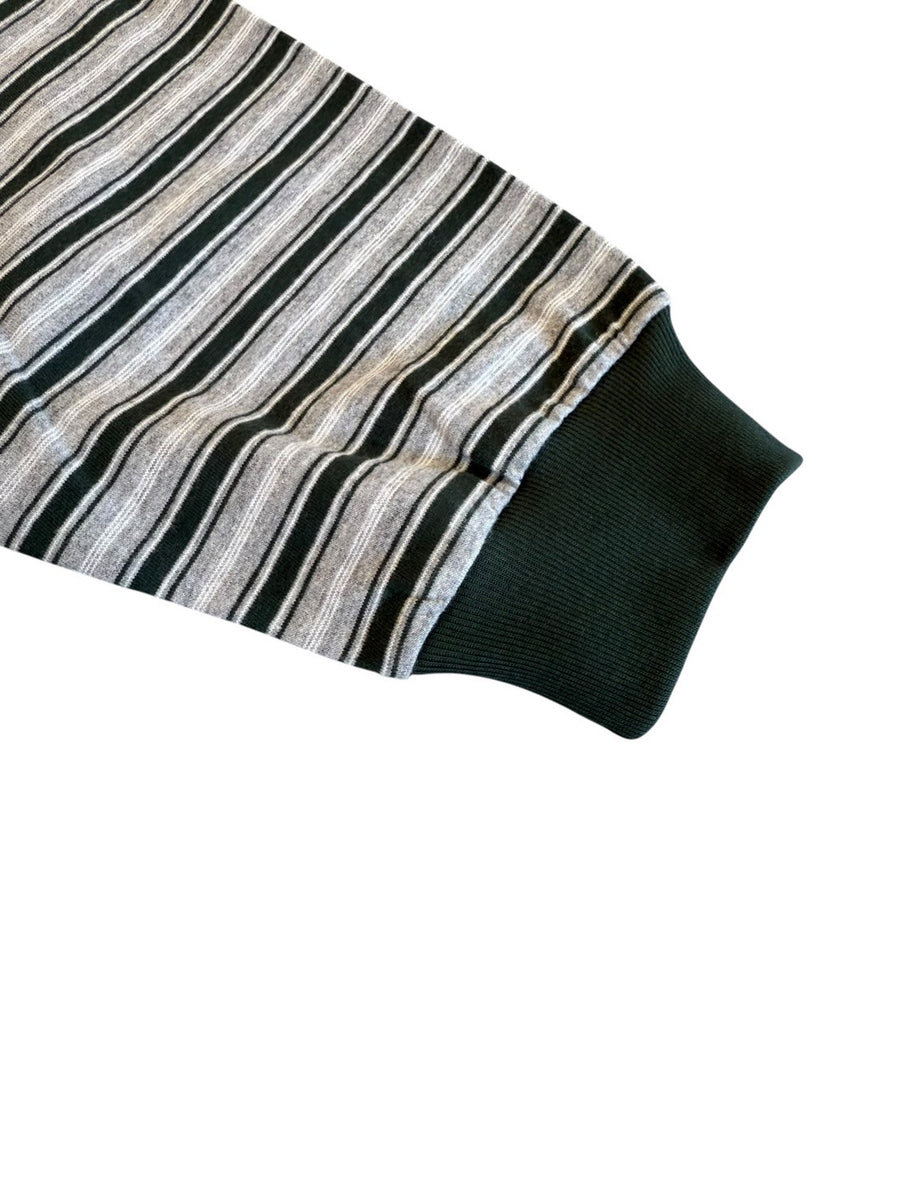 FARAH  Multi Stripe Crewneck L/S Tee