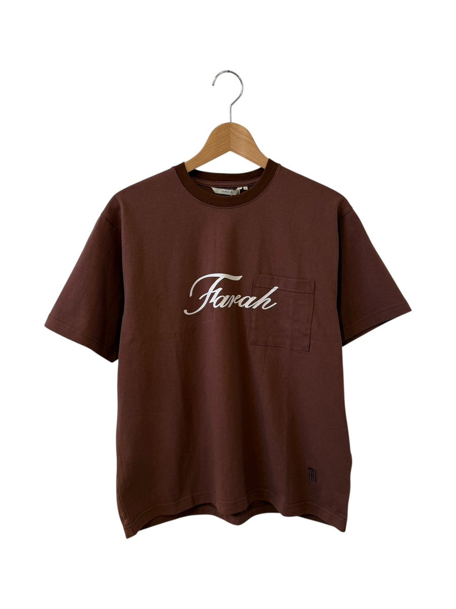 FARAH　Washed Printed Logo S/S Pocket Tee