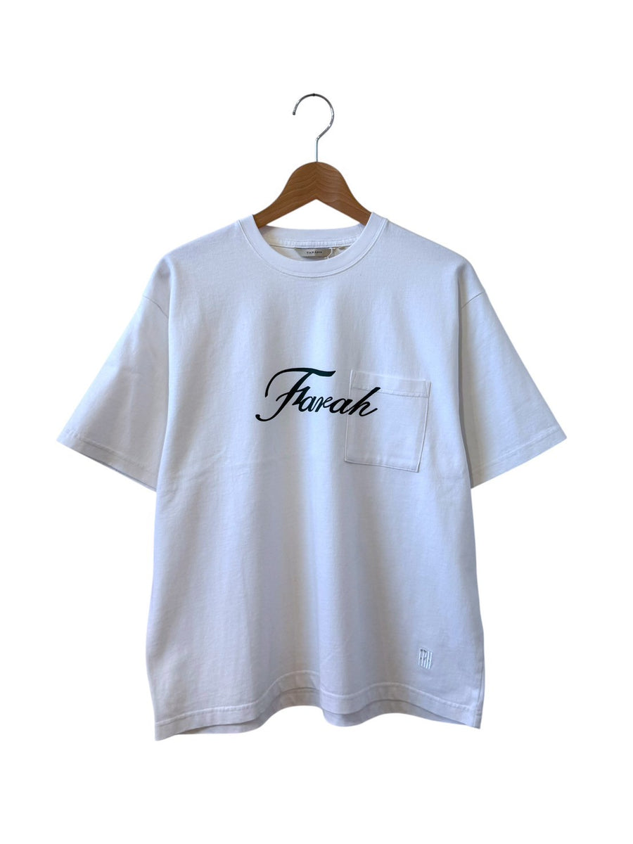 FARAH　Washed Printed Logo S/S Pocket Tee