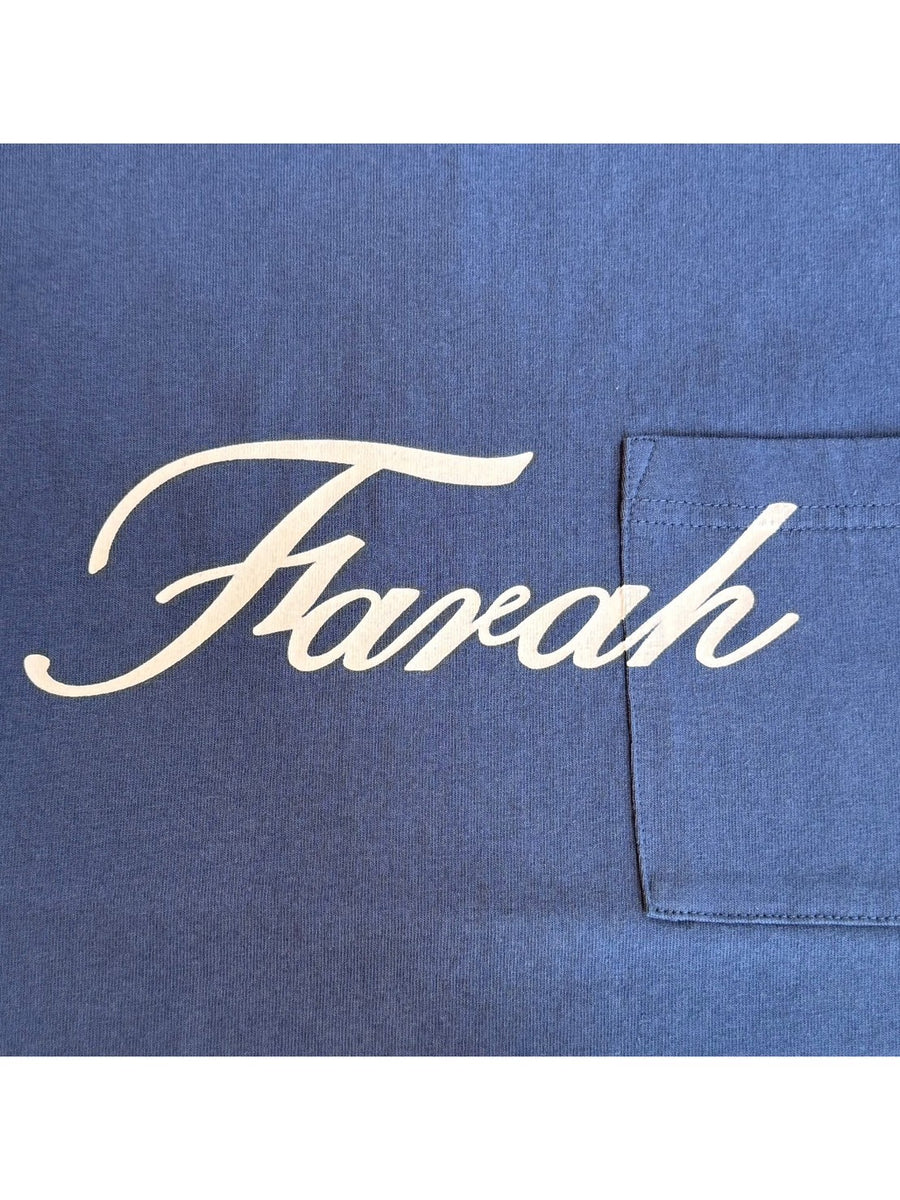 FARAH　Washed Printed Logo S/S Pocket Tee