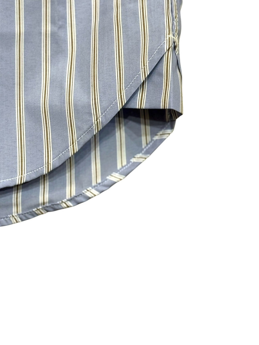Audience  Cotton Like Tech Stripe BD Boxy A Line Shirts