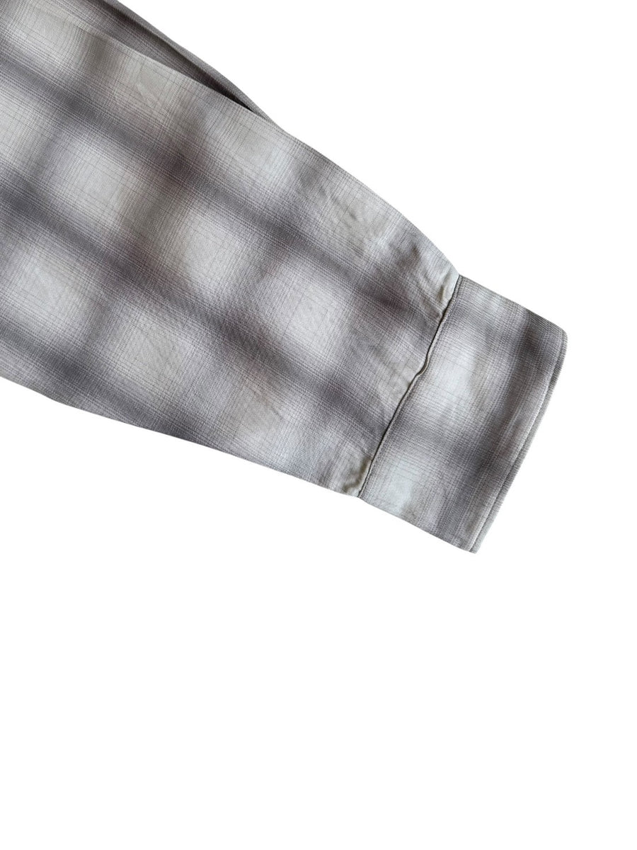 MANUAL ALPHABET  TWILL FADE CHECK SHIRTS