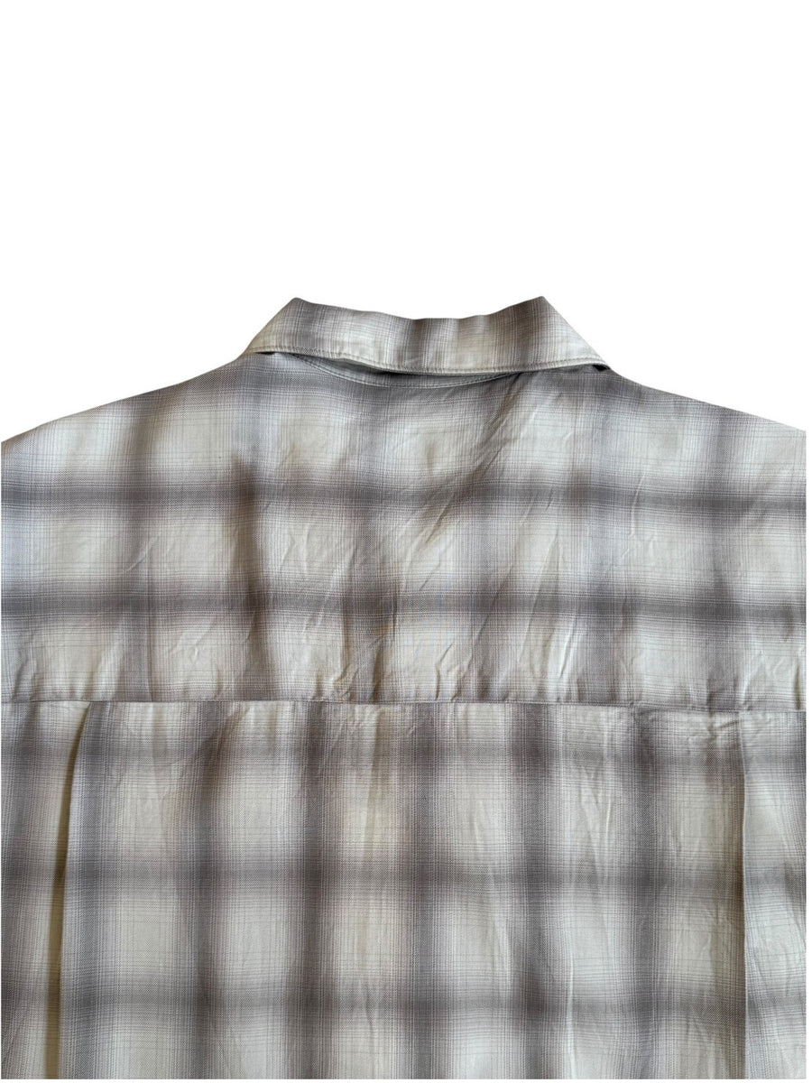 MANUAL ALPHABET  TWILL FADE CHECK SHIRTS