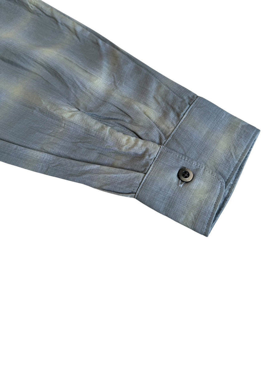 MANUAL ALPHABET  TWILL FADE CHECK SHIRTS