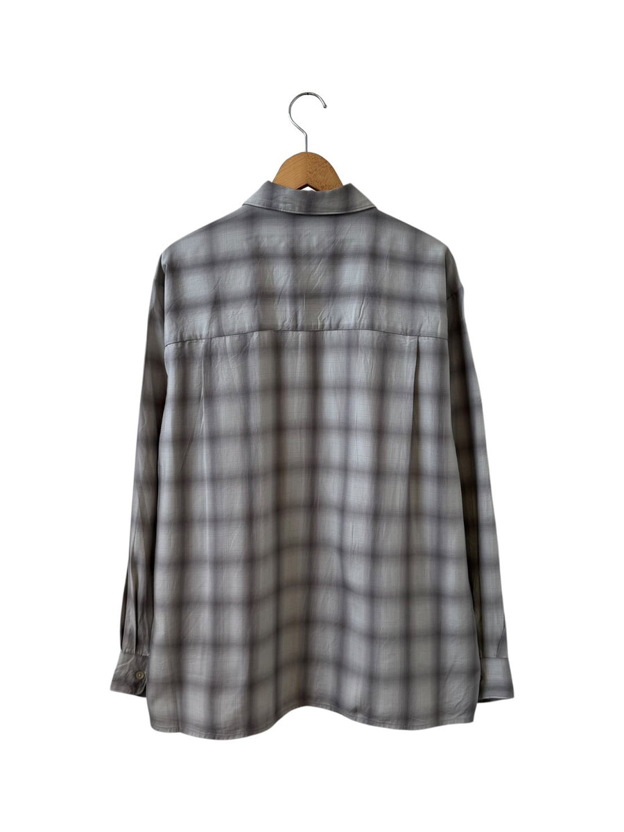 MANUAL ALPHABET  TWILL FADE CHECK SHIRTS