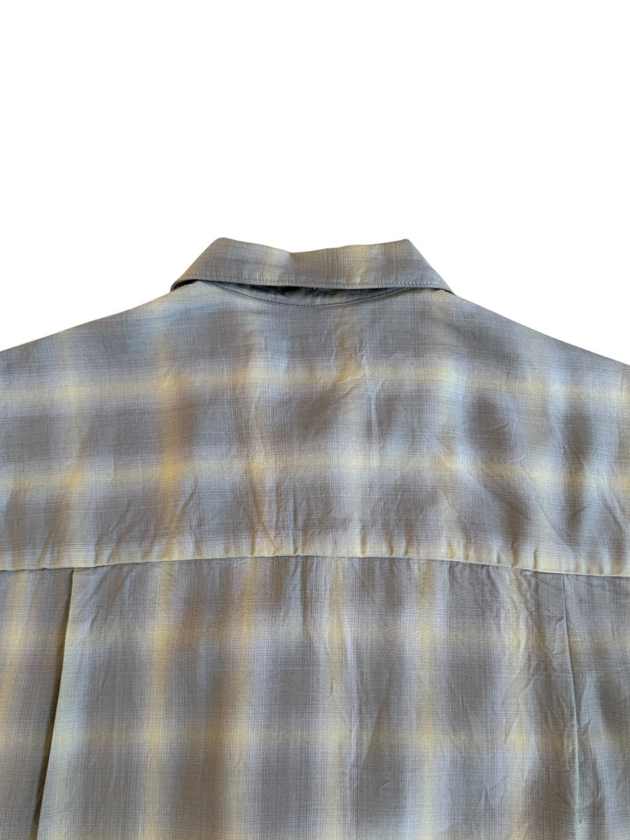 MANUAL ALPHABET  TWILL FADE CHECK SHIRTS