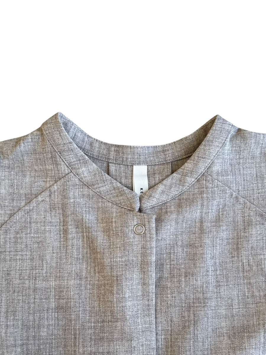 KELEN  PANEL DESIGN SHORT BLOUSE 【KELIN】