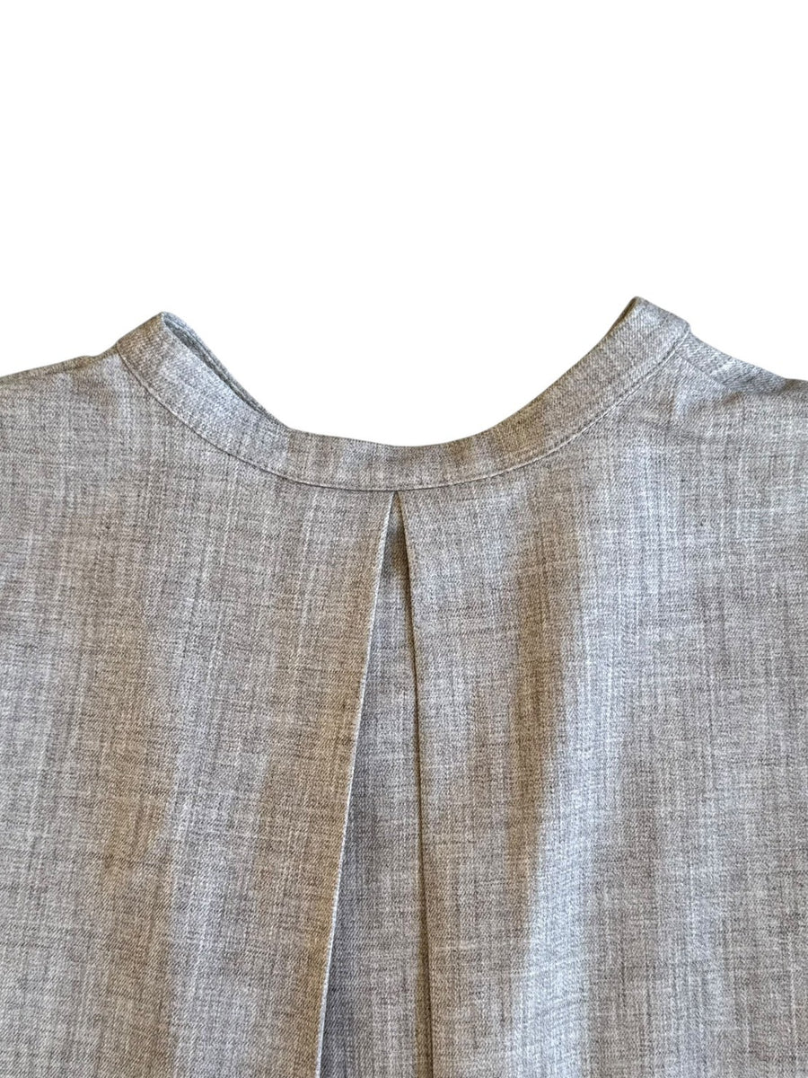 KELEN  PANEL DESIGN SHORT BLOUSE 【KELIN】