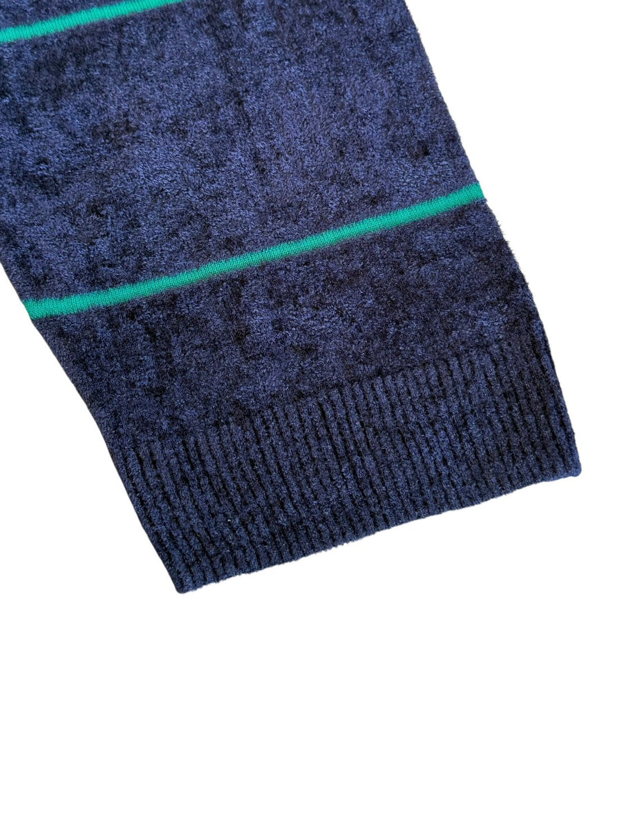 WHYTO.  Wide Border Knit