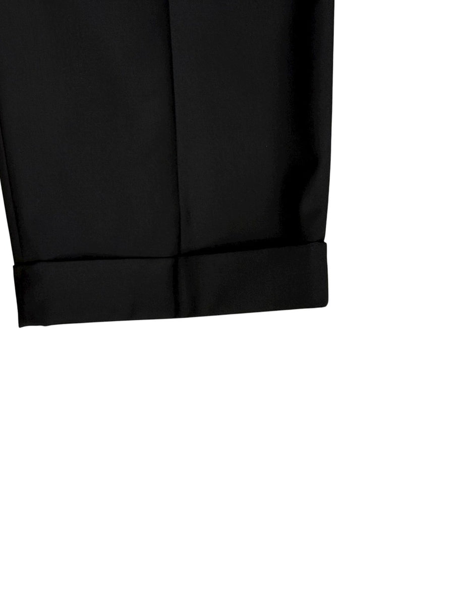 nicolson&nicolson  Stretch Twill Wool Taperd 2Tuck Easy Pants【TOBY-TRO】