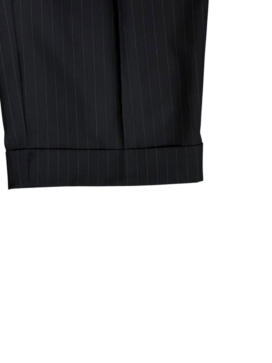 nicolson&nicolson  Stretch Twill Wool Taperd 2Tuck Easy Pants【TOBY-TRO】