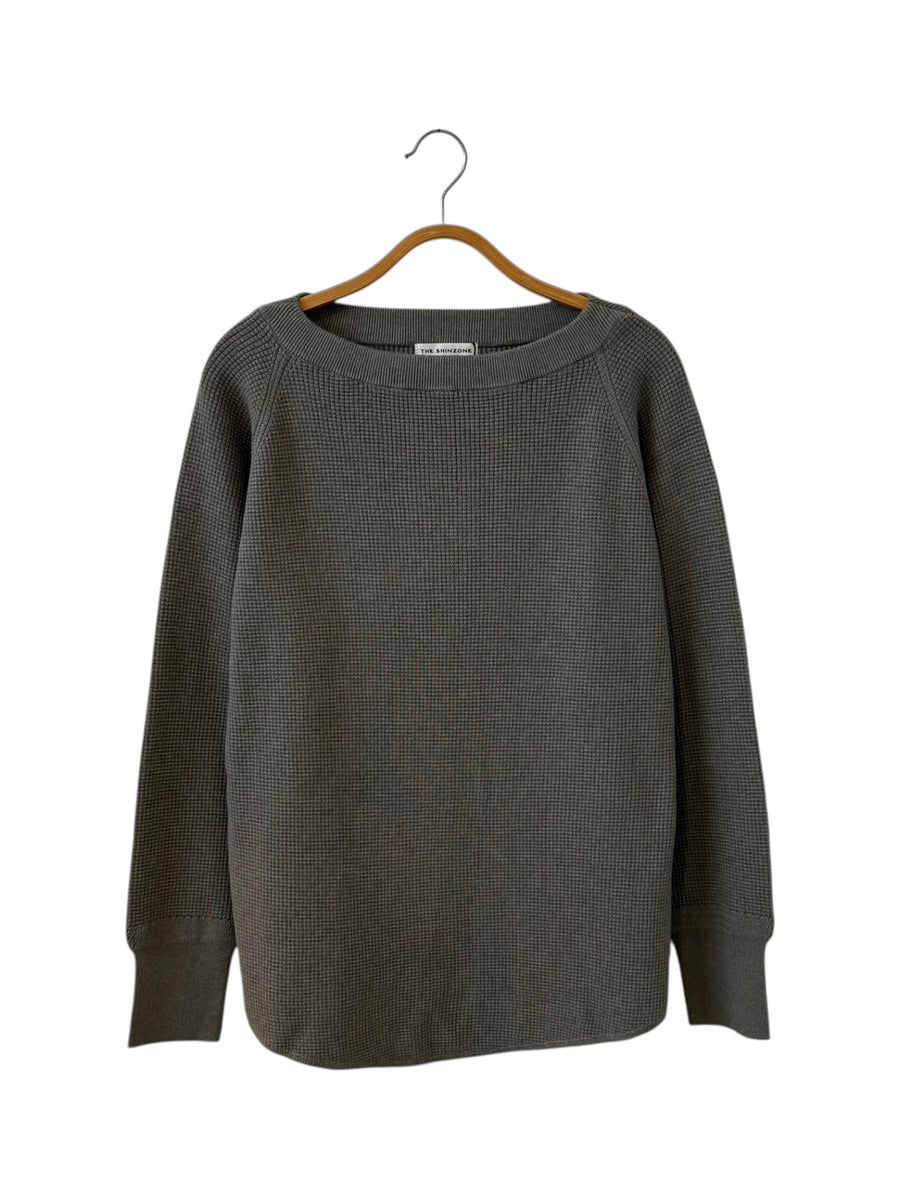 THE SHINZONE  WAFFLE KNIT PULLOVER