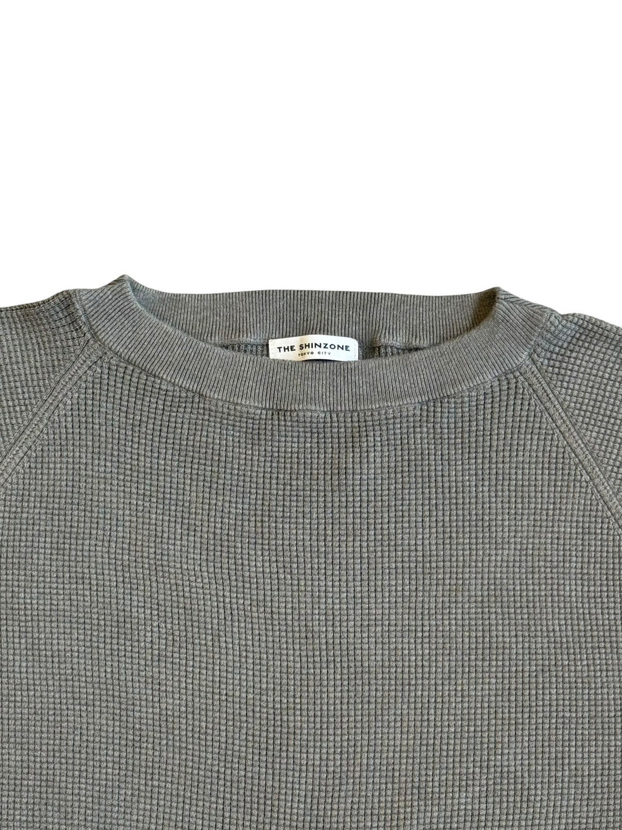 THE SHINZONE  WAFFLE KNIT PULLOVER