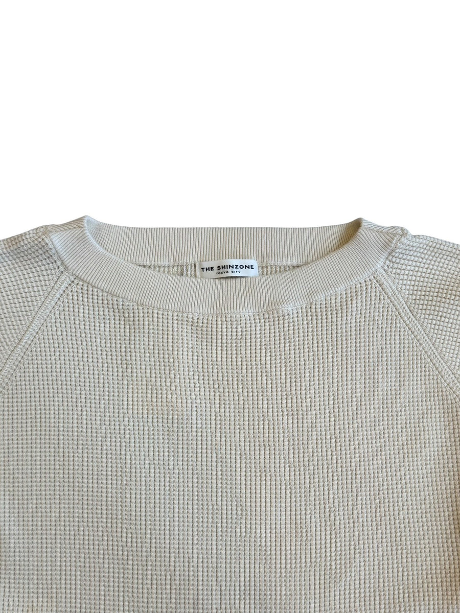 THE SHINZONE  WAFFLE KNIT PULLOVER