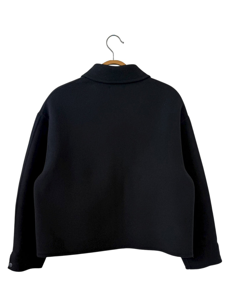 LA MOND  DOUBLE WEAVE WOOL BLOUSON