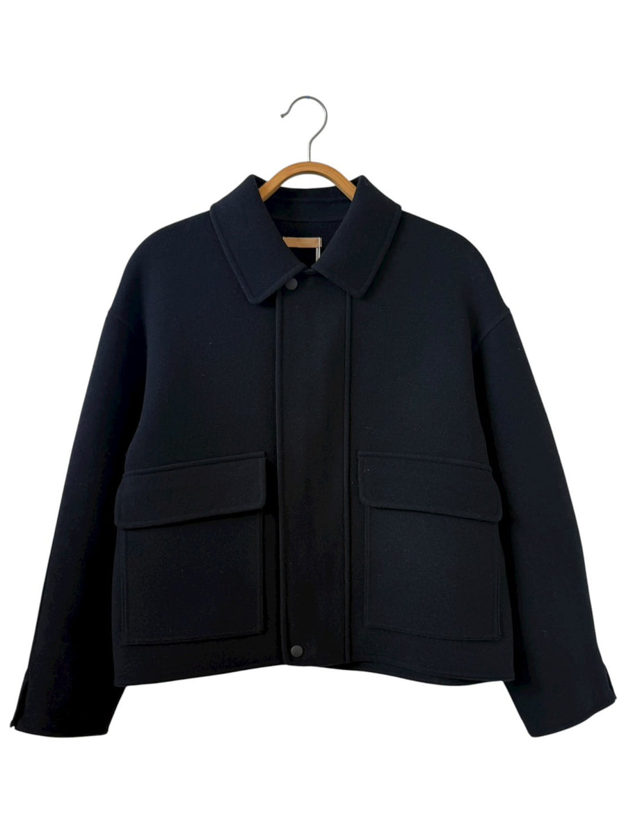 LA MOND  DOUBLE WEAVE WOOL BLOUSON