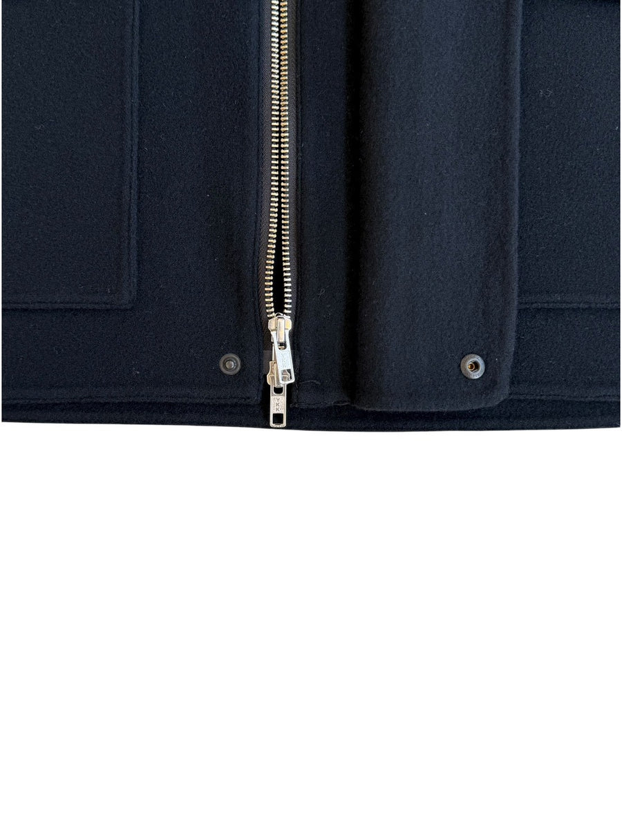 LA MOND  DOUBLE WEAVE WOOL BLOUSON