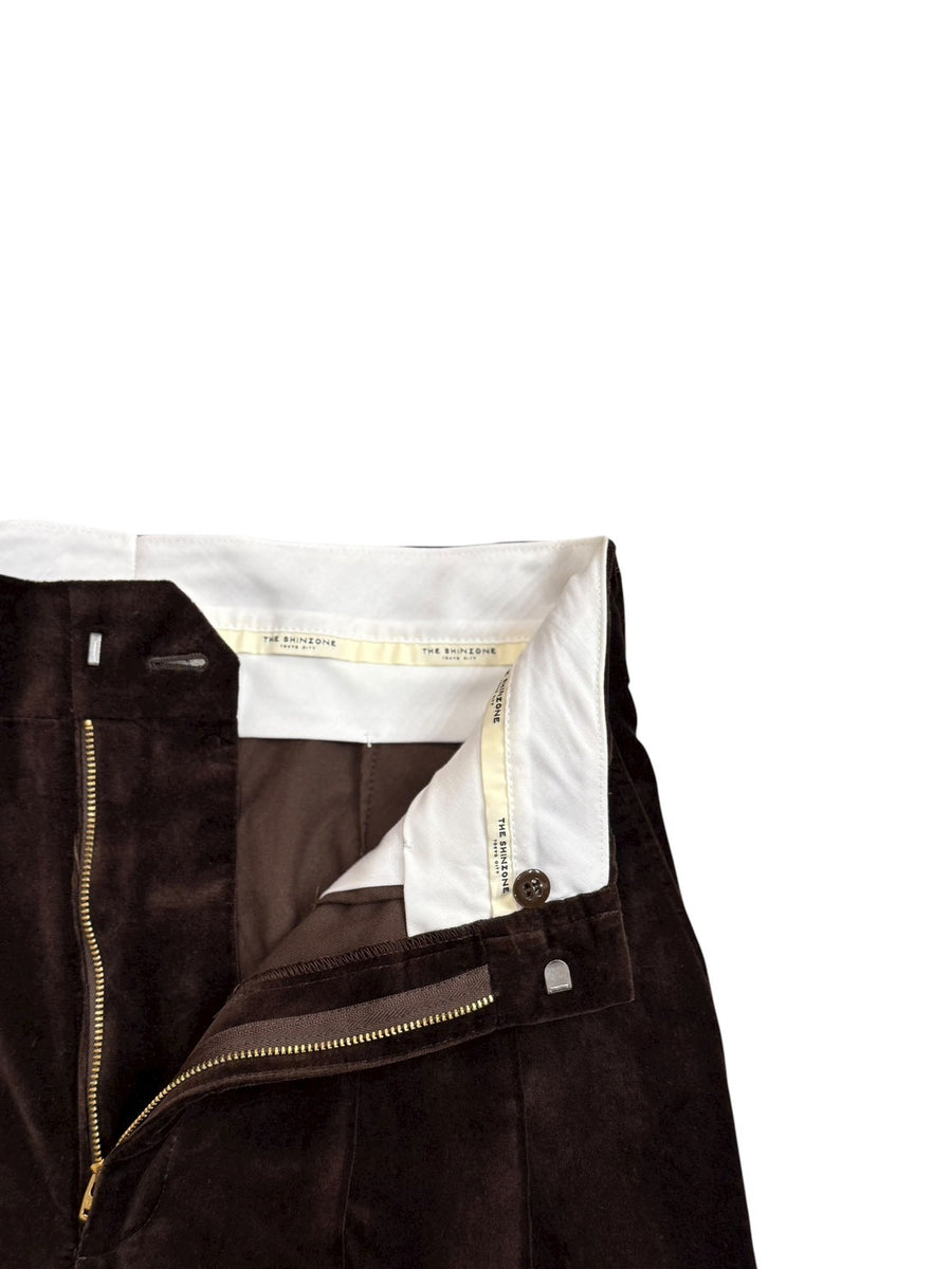 THE SHINZONE  ORGANIC VELVET TOMBOY PANTS