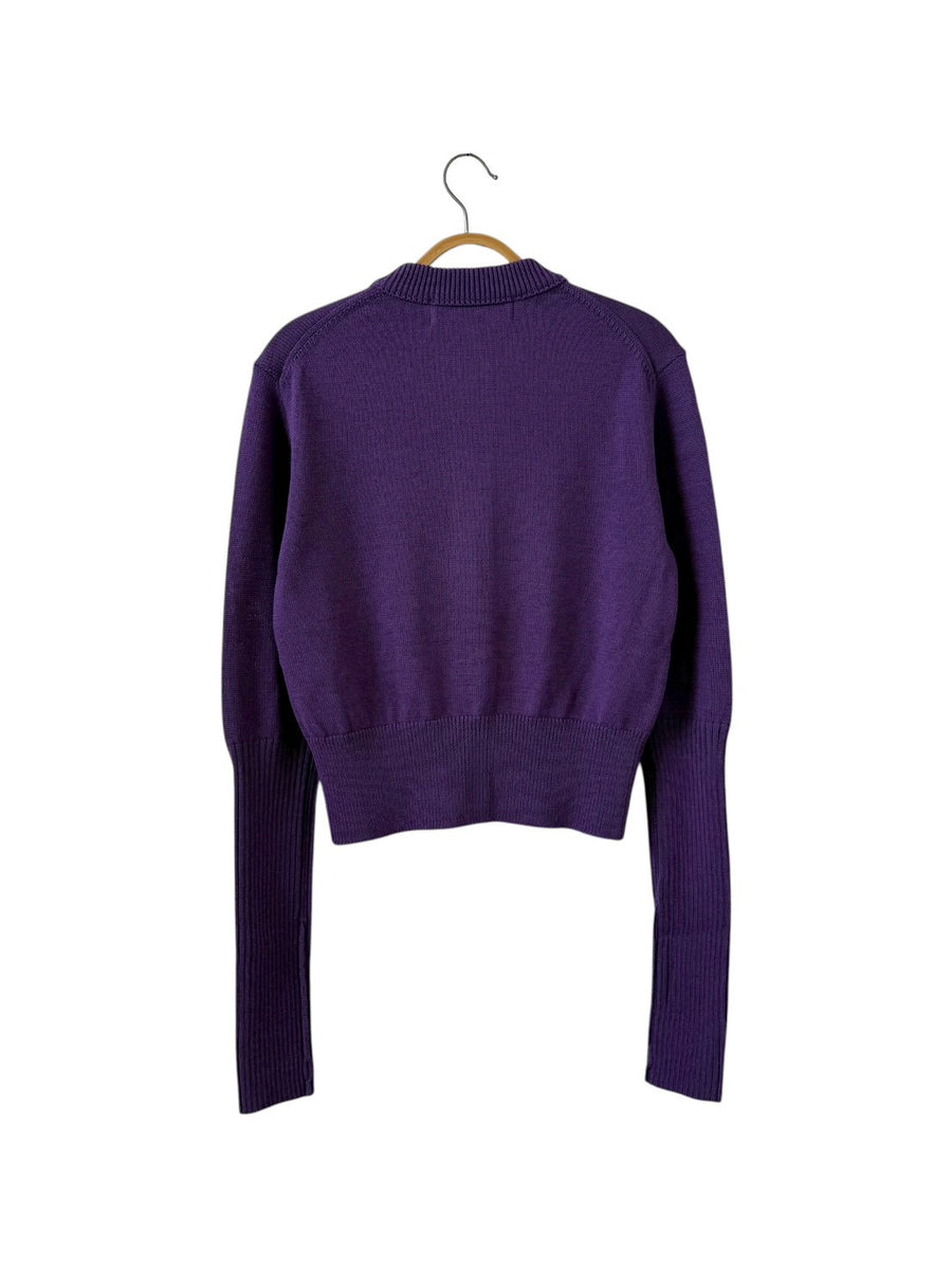 THESHINZONE  LONG RIB CARDIGAN