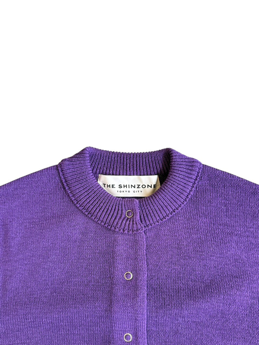 THESHINZONE  LONG RIB CARDIGAN