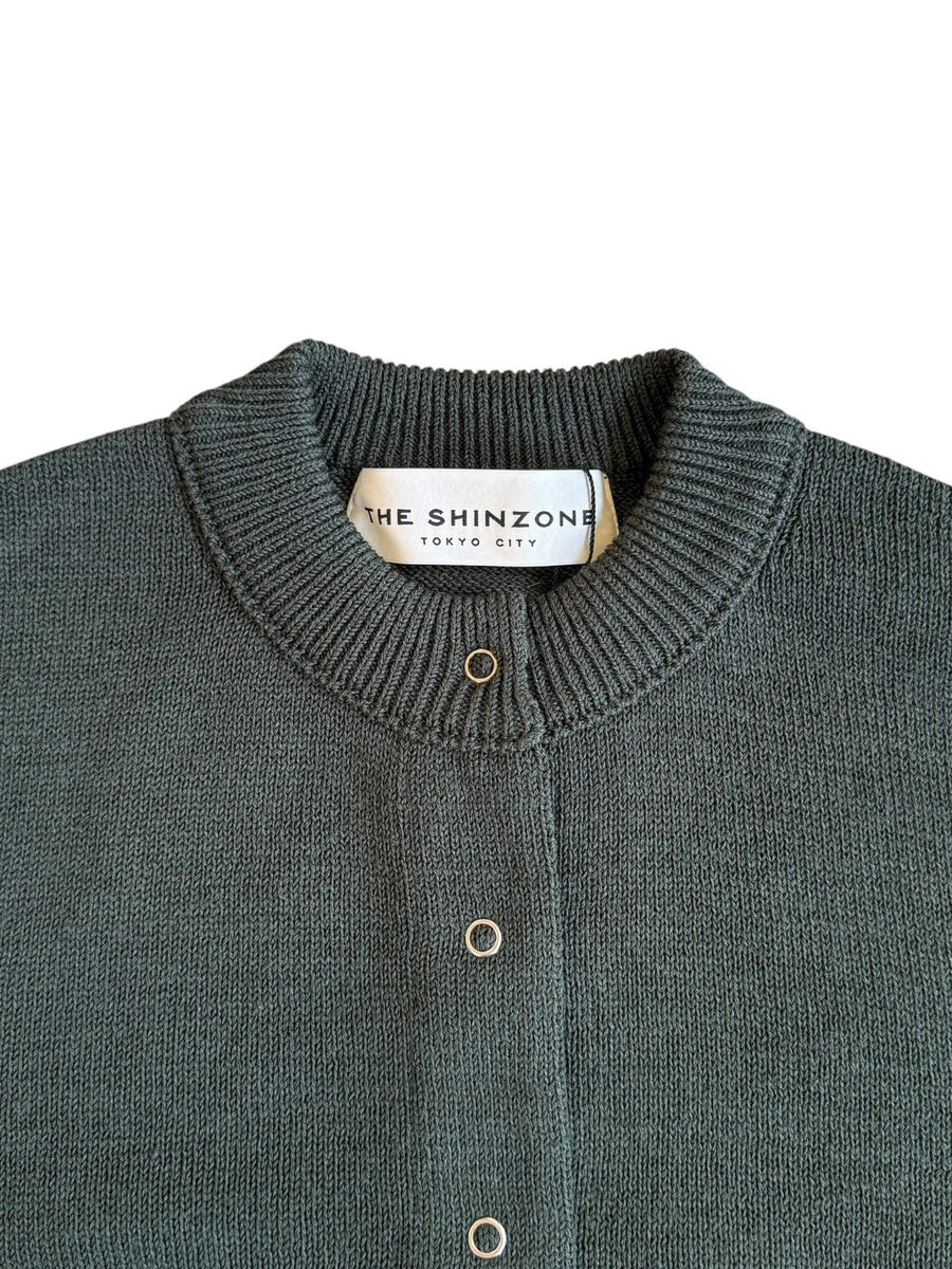 THESHINZONE  LONG RIB CARDIGAN