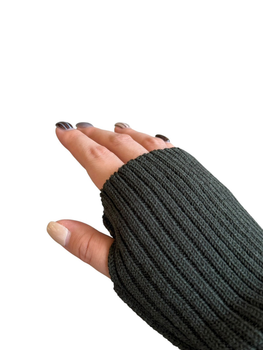 THESHINZONE  LONG RIB CARDIGAN