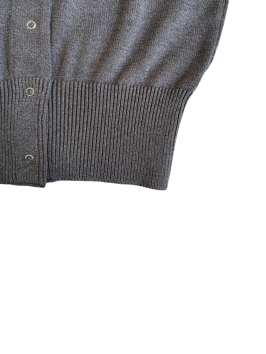 THESHINZONE  LONG RIB CARDIGAN