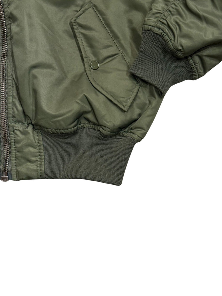 TOP KHAKI MA-1 NYLON JACKET