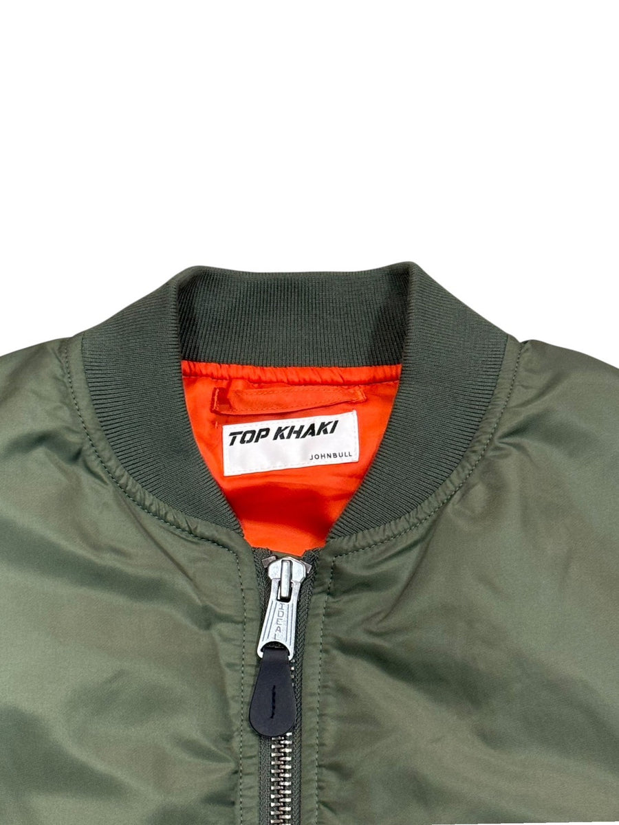 TOP KHAKI MA-1 NYLON JACKET