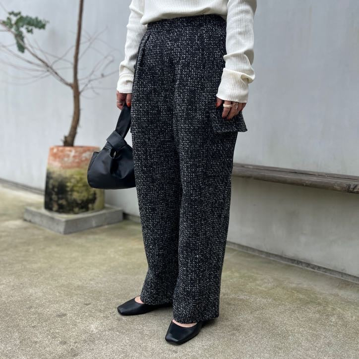 KHA:KI   Tweed Cargo Pants