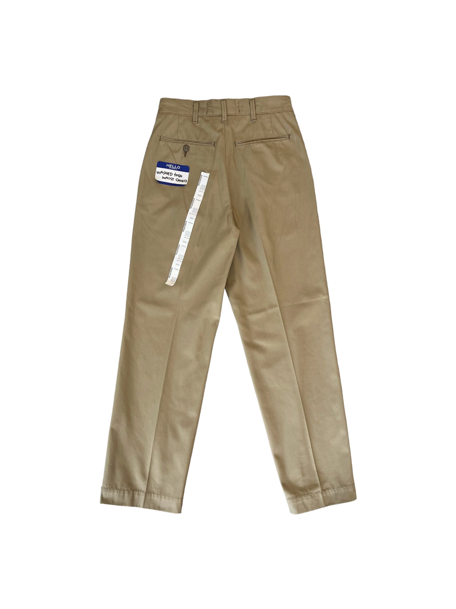 美品SHINZONE WASHED HIGH WAIST CHINO PANTS Shinzone（シンゾーン）】 WASHED HIGH WAIST CHINO 定番チノパンツ