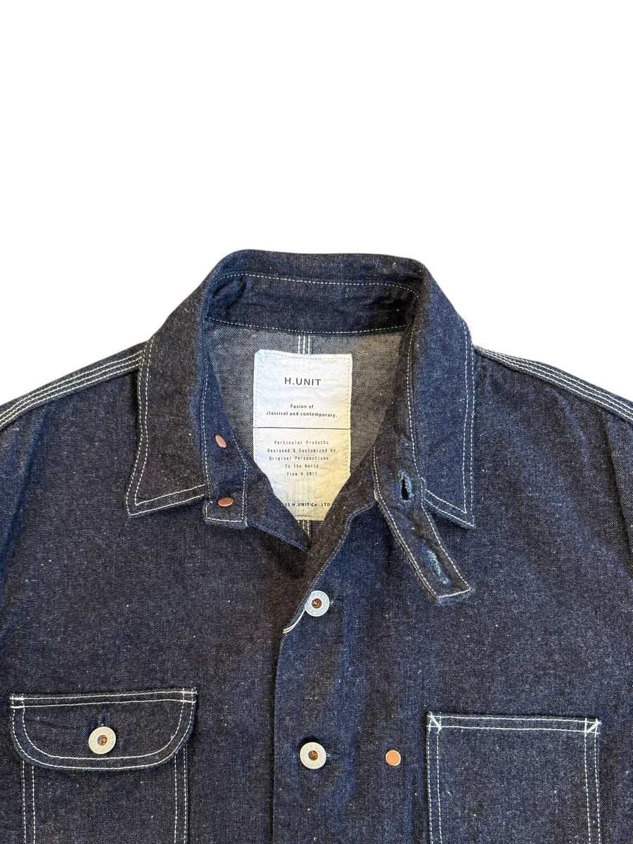 H-UNIT  DENIM COVERALLS(ONEWASH)