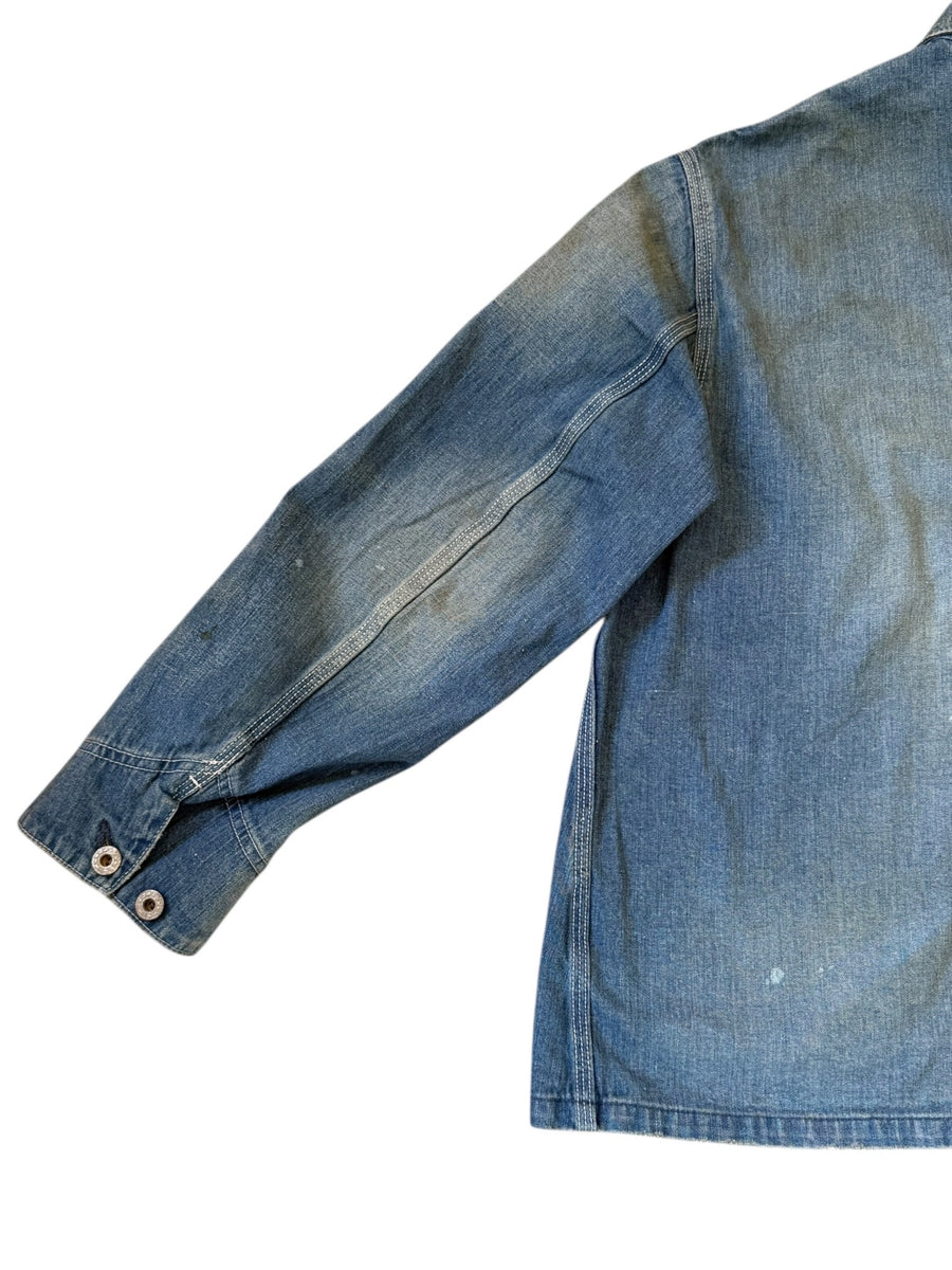 H-UNIT  DENIM COVERALLS(USED WASH)