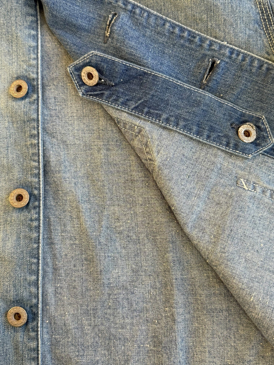 H-UNIT  DENIM COVERALLS(USED WASH)