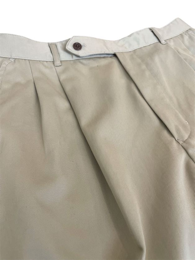 FARAH OUT TUCK WIDE TAPERED PANTS