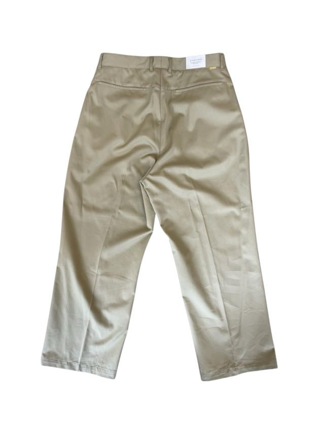 FARAH OUT TUCK WIDE TAPERED PANTS