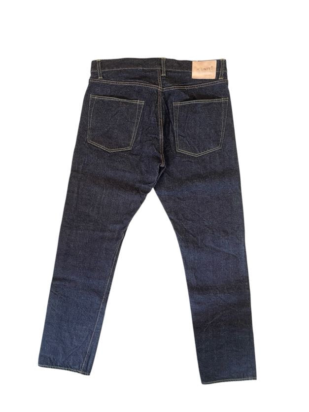 H.UNIT　Raw Denim tight Straight 5P 生機デニム