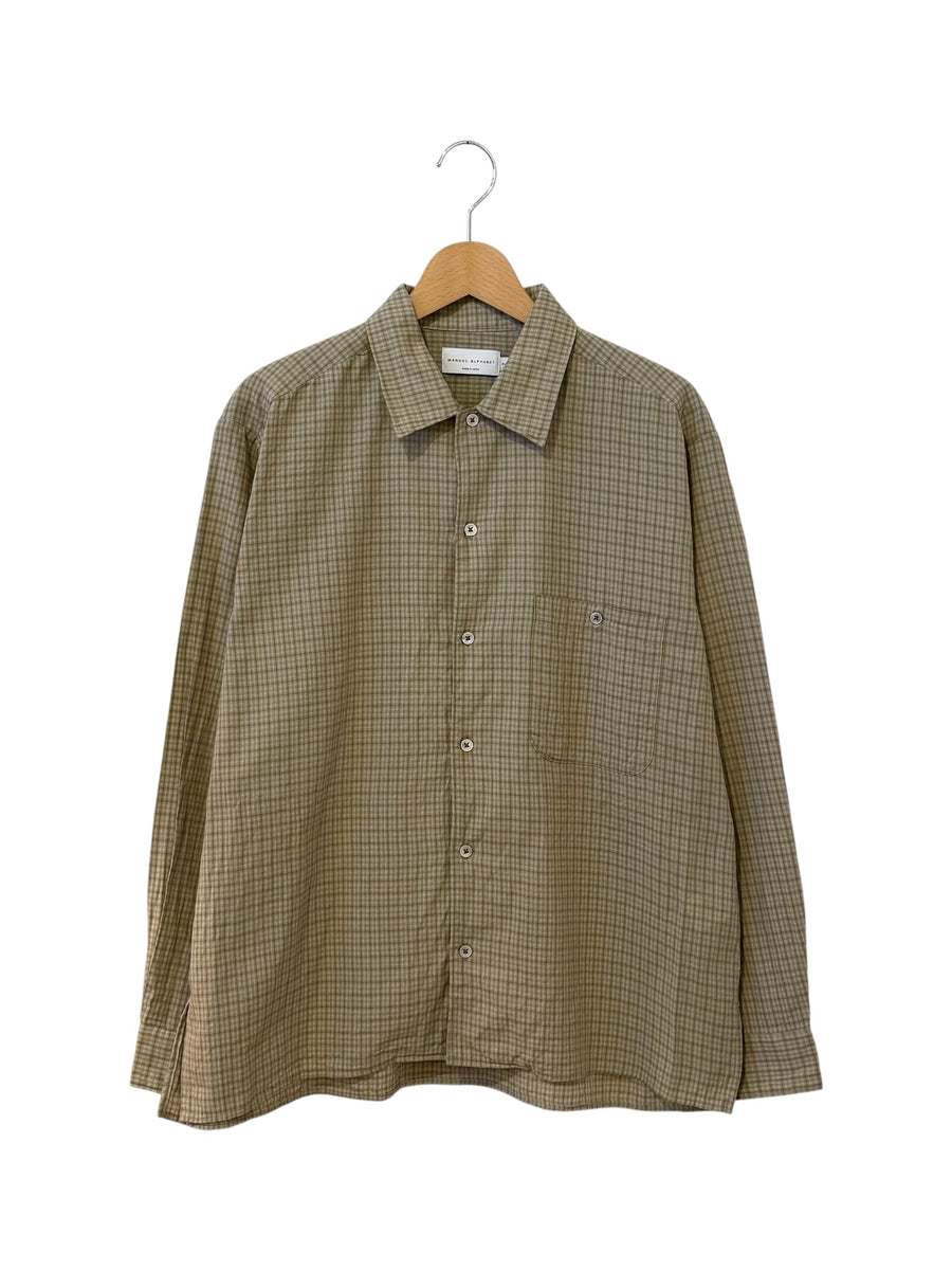 MANUAL ALPHABET DOBBY CHECK L/S SHIRTS – parcel.transitfolks